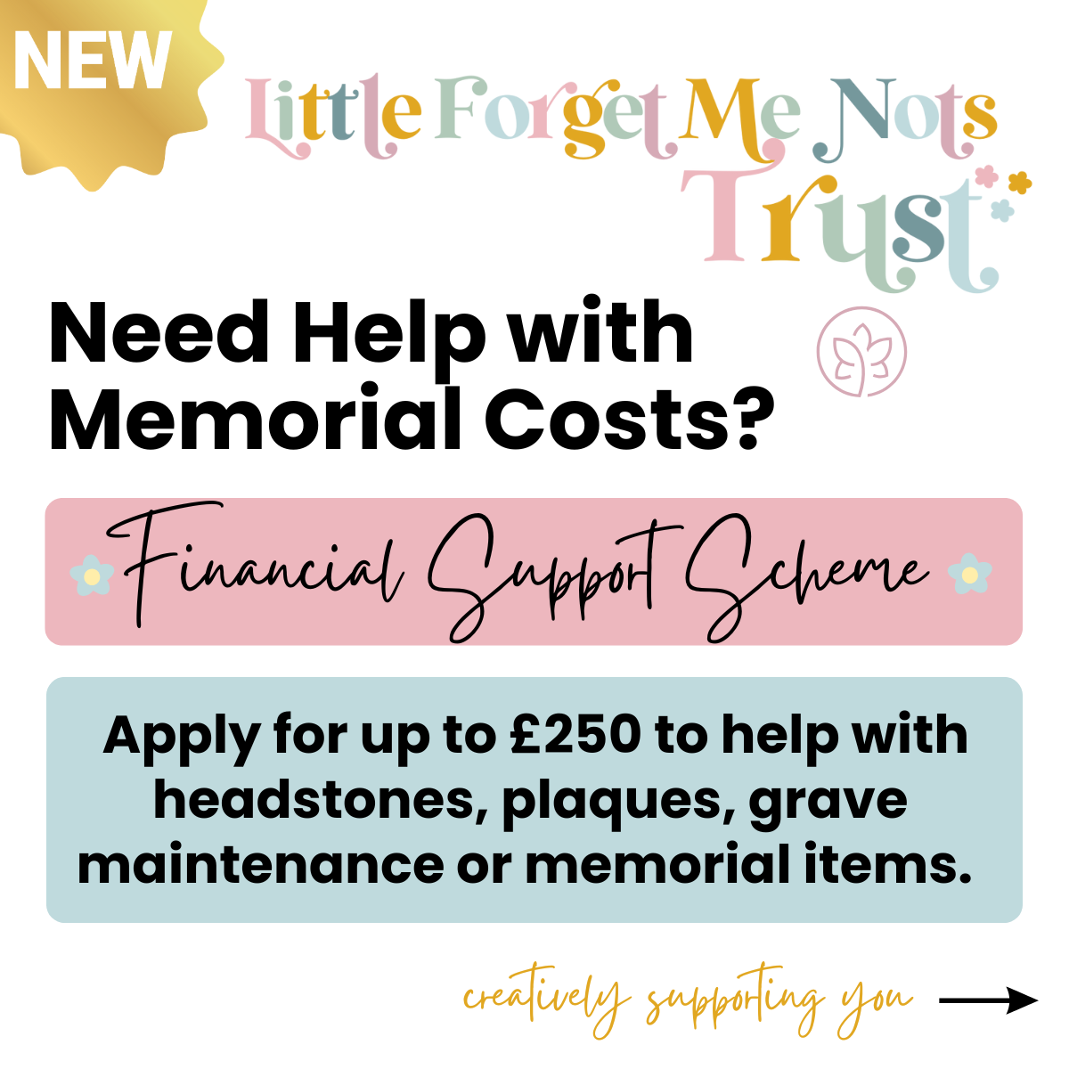 New Financial Support Scheme - Please Fill Out The Application Form