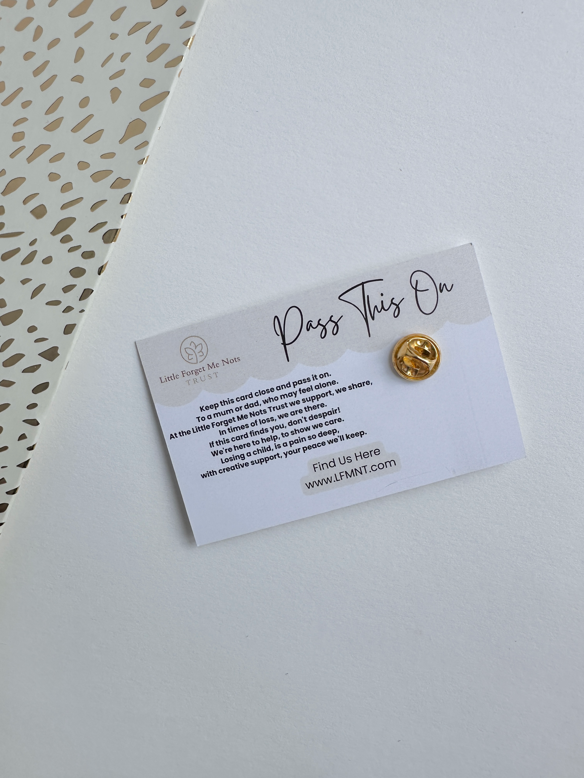 Wedding Favour Charity Pins